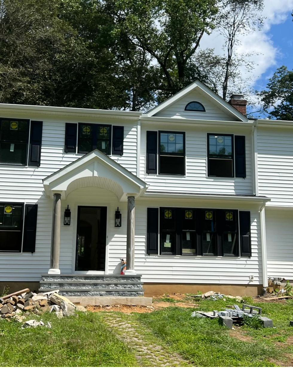 Completed home exterior